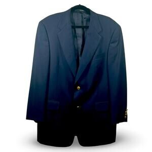 Hart Schaffner Marx Gold Trumpeter Vintage Blazer Size 42R Union Made in USA